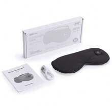 Hailicare Hot Compress Eye Massager, 3-Level Temperature Control Smart Timer, Relieves Eye Fatigue For Men And Women, Light-Blocking Heated Eye Mask, Rechargeable 1000mAh Battery, Detachable And Washable, Best Gift, Portable Eye Care Hot Compress For Home And Travel - View 12
