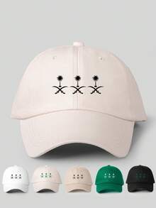 1 pieza Gorra de béisbol con estampado de palmeras para mujer, sombrero casual ajustable con protección solar para exteriores, adecuado para primavera, otoño, viajes, vacaciones en la playa, estilo unisex Y2K - gorra de béisbol - Ver 19