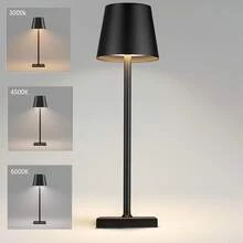 1/2 st modern nordisk LED-skrivbordslampa, ögonskyddande lampa, inbyggt uppladdningsbart batteri, touchkontroll, bärbar nattlampa, lämplig för vardagsrum, sovrum, matsal, kontor, sängbord och annan dekorationsbelysning, julklapp - flerfärgad - Visa 14