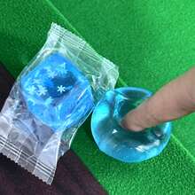 Tachimi 1pc Home Desktop Decoration Ice Cube Theme Squeeze Toy, Children's Slow Rebound Stress Relief Toy, Indoor Decor Collectible, Random Shipment - Multicolor - View 6