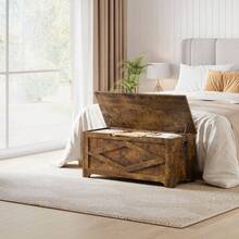 Storage Benches - Brown - View 3