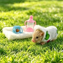 Realistic 12cm Reborn Pet Silicone Pig, Simulation Animal Model Toy Washable Companion Pigs Birthday Gifts - White - View 6