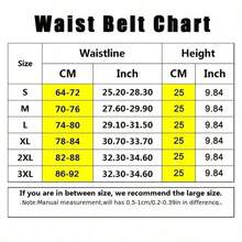 Waist Trimming Training Belt, Sweat-Promoting Sauna-Style Abdominal Control Belt, Hand Washable Fitness Waist Cincher - Black - View 2