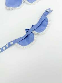 1pc Adjustable Bow Tie Collar For Dogs And Cats, Puppy Bow Tie Collar, Lace Bow Tie, Pet Cat Holiday Wedding Decoration Accessory, Suitable For Small And Medium Dogs - Multicolor - View 8