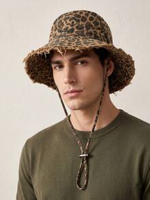 1 Summer Drawstring Wide Brim Outdoor Sun Hat, Adjustable Chin Strap, Durable Design, Suitable For Travel, Beach, Casual Vacation & Daily Use - Multicolor - View 4