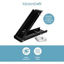 KitchenCraft Can Crusher, Foot Operated Cans And Sturdy Tins, Folding And Locking Design, 12 X 16 QYSK - Crusher - View 2