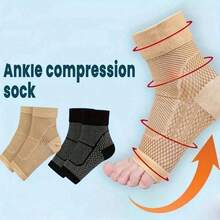 Ankle Support Sleeve, Unisex, Fitness Ankle Support, Day And Night Use, Stable Foot Protection (Single Pack) - Multicolor - View 6