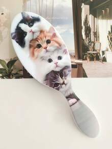BEATURE 4pcs Stacked Cat Pattern Air Cushion Combs, Scalp Massage Brush, Anti-Static, Durable ABS Handle, Suitable For All Hair Types, High Quality Air Cushion Combs - Air Cushion Comb - View 9