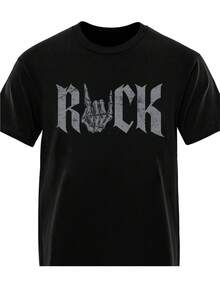 Men T-Shirts - 黑色 - 查看 7