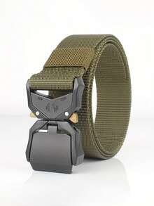 2/1pc Nylon Automatic Buckle Belt Multi Color Tactical Snap Buckle Durable Workwear Accessory Ideal Gift For Outdoor Lovers. - Multicolor - View 4