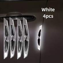 4pcs Car Door Edge Anti-Scratch Reflective Strips, Bumper Anti-Collision Warning Safety Sticker - Classic - View 16