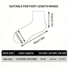 1/5/10 Pasang Kaos Kaki Pendek Olahraga Unisex Musim Semi/Panas, Kaos Kaki Lari Kebugaran Harian, Kaos Kaki Jaring Bernapas dan Menyerap Guncangan - MultiWarna - View 7