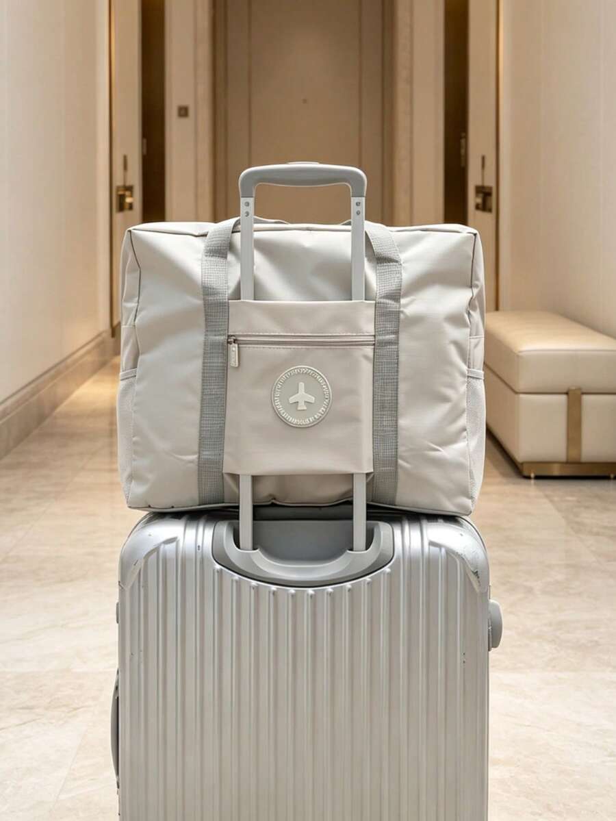 1pc Large Capacity Luggage Bag, Storage Bag, Handbag, Business Travel Bag, Suitable For Travel, Business Trip, Waterproof, Large Capacity, Essential For Vacation Travel, Gift For Girlfriend/Husband