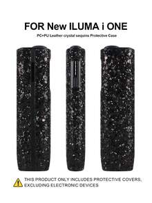 1PC For IQOS New ILUMA I ONE Protective Case PU Leather Surface Crystal Glitter Rhinestone Women Exclusive Fashion Protective Cover Multiple Color Options Anti-Slip Anti-Fingerprint Precise Hole Design Does Not Affect Daily Use Easy Installation Portable Effective Prevention Of Daily Scratches Collisions Anti-Drop Thin Fit Portable Storage Box Unisex Couple Style Simple Versatile Fashion Leather Case - New ILUMA I ONE Diamond - View 15