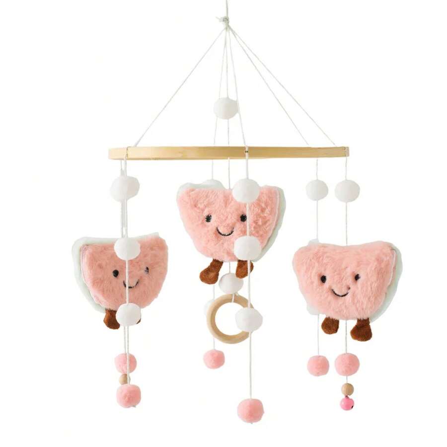 Sonajero Musical de Dinosaurio de Dibujos Animados para Bebés de 0 a 12 Meses, Juguete Colgante de Madera para Cuna, Decoración de Cuna, Ayuda para Dormir, Regalo - 5 - Ver 1