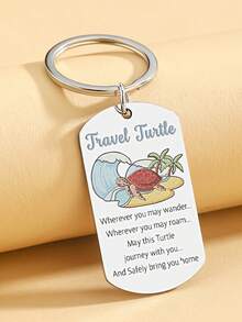 Sea Turtle Gifts For Women Men Best Travel Gifts For Travelers Women Cute Sea Turtle Keychain Funny Birthday Christmas Gift For Turtles Lovers Gift - Multicolor - View 6