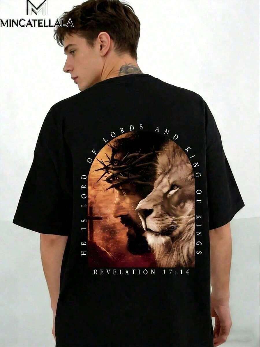 Men T-Shirts - Hitam - View 1
