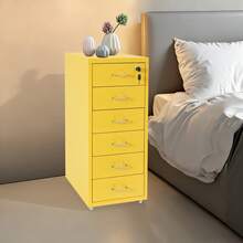 SHIOUCY Filing Cabinets - Yellow - View 5
