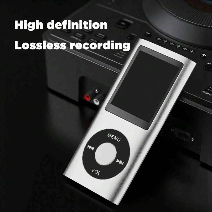 4th Generation Portable MP3/MP4 Player, Supports Audio And Video Playback, Can View Images And E-Books, Equipped With Earphones And Data Cable, Built-In 150mAh Battery, Compact Body, Convenient For Outdoor Sports And Travel - View 1