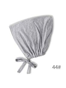 1 pieza Gorro de punto con lazo para mujer, pañuelo para la cabeza, diadema antideslizante, banda para el cabello, gorro - Multicolor - Ver 10