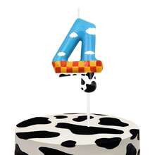 Number 2 Birthday Candle, Cartoon Story Theme Cake Decoration Candle - Birthday Candles - View 6