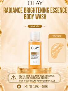 OLAY Radiant Glow Gel de Baño, Tamaño Completo 500g, Muestra 50g, Hidrata y Suaviza la Piel Áspera, Fragancia Duradera, No Pegajoso, Apto para Todos los Tipos de Piel - Gel de ducha OLAY Radiant Essence - Ver 13