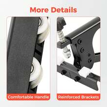 Manual Tile Cutter Hand Tool Portable T-Shaped Manual Ceramic Floor Cutter Tool 35'' Large Tile Cutter Cutting Machine For 0.12''-0.6'' Tiles Glass Wall Tiles Face Tiles Glazed[A Good Gift For Family And Friends] - Default - View 7