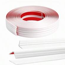 1pc 4cm Flexible Self-Adhesive Decorative Strip, Flexible Self-Adhesive Corner Trim, Multi-Purpose Decorative Strip - Easy To Install, Cuttable, Easy To Clean - Suitable For Doors, Windows, Wall Corners And Picture Frames - A - View 16