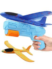 1pc Foam Airplane Launcher, Outdoor Interactive Catapult Glider - Multicolor - View 2