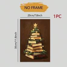 1PC Frameless Christmas Home Decor Posters, Halloween And Fall-Themed Wall Decor, Living Room Wall Art, Bedroom Decor, Bathroom, Kitchen, Dorm Room, Classroom, And Home Decor Prints, Festive Decorative Art, And Gifts For Friends - Abstract - View 10