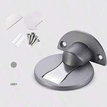 2/1pc Invisible Magnetic Door Stopper, No Drilling Required, Dual-Use Door Stopper, Strong Magnetic Suction, Suitable For 5.5mm-9mm Door Gap. Multi-Functional, Portable Safety Door Stopper For Home Decor, Room Decor, Bedroom Decor, Bathroom Decor In Autumn And Winter. Can Be Used For Halloween, Christmas On-Site Door And Window Installation To Reduce Safety Hazards. - Multiple Styles - View 11