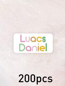 LICVIC Custom Stickers, Personalized Name Labels Stickers, Back To School Supplies For Kids, Customized Name Tag Stickers, Customizable Stickers, Boy, Girl - Multicolor - View 15