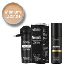 Adglamful 30g Large Capacity Nozzle Hair Fiber Powder With 120ml Styling Lock Spray 2-In-1 Set, Natural Scalp Fit For Thick Hair Volume, Matching Styling Water Strong Hold Anti-Sweat Anti-Fly Powder, Quick Hair Filling And Styling Portable Combo Set - Hair Styling Kit - View 10