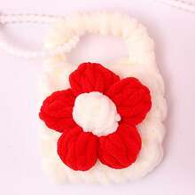 Knitted Plush Coin Purse, Cute Mini, Earphone Protective Case - Multicolor - View 4