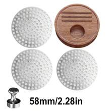 3件組 51/53/58mm 濃縮咖啡粉篩網套組，含磁吸拾取工具與收納盒，適用於沖煮把手，不鏽鋼可重複使用濾網，防止通道效應，濃縮咖啡機替換零件 - 彩色 - 查看 10
