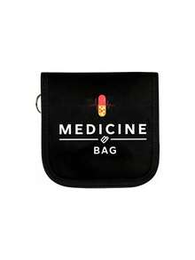 便攜式袋，附可愛卡通圖案與「MEDICINE」文字，輕量旅行急救包，戶外旅行袋；適用於戶外、露營、學校、旅行與日常使用；旅行與居家醫療用品必備；適合作為開學禮物、派對小禮、教師禮物，以及送給醫生與護士的獨特禮物，健康意識強者與頻繁旅行者的必備品，開學季必備單品 - 彩色 - 查看 15