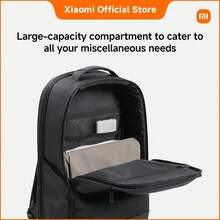 Xiaomi Business Backpack – 30L Large Capacity Laptop Bag With Water-Resistant Polyester Material, 1100g Lightweight Travel & Work Backpack For Office, School, Commuting - Black - View 5