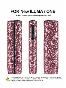 1PC For IQOS New ILUMA I ONE Protective Case PU Leather Surface Crystal Glitter Rhinestone Women Exclusive Fashion Protective Cover Multiple Color Options Anti-Slip Anti-Fingerprint Precise Hole Design Does Not Affect Daily Use Easy Installation Portable Effective Prevention Of Daily Scratches Collisions Anti-Drop Thin Fit Portable Storage Box Unisex Couple Style Simple Versatile Fashion Leather Case - New ILUMA I ONE Diamond - View 14