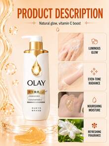 OLAY Radiant Glow Gel de Baño, Tamaño Completo 500g, Muestra 50g, Hidrata y Suaviza la Piel Áspera, Fragancia Duradera, No Pegajoso, Apto para Todos los Tipos de Piel - Gel de ducha OLAY Radiant Essence - Ver 8
