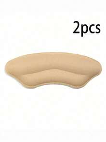 2pcs/Set Anti-Chafing Heel Pads, Loafer Heel Grips Magic Tool, Leather Shoe Heel Half-Size Insoles, Anti-Slip Lip Print Design For Women - Multicolor - View 6