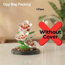 Eternal Flower Bouquet Potted Plant Mini Building Block Model Home Decor Puzzle Children Toy Birthday Christmas Gift - Multicolor - View 12