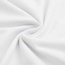 (220 Pure Cotton T-Shirt)    Summer Round Neck Short Sleeved Casual Pure Cotton   Poker-White And Navy Off-The-Shoulder Cropped Top ,Unisex Style - 淺藍色 - 查看 3
