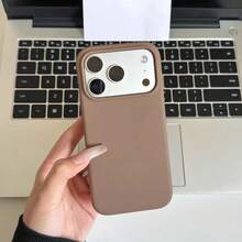 液態矽膠 3 層全包覆軟膠手機殼，適用於 iPhone 17 Pro 17 Pro Max 17，清新夏季配色，防震保護殼附防刮微纖維內襯，相容 iPhone 13 11 16 Pro Max 15 14 Plus 12 Mini XS Max 7 8 Plus - 卡其色 - 查看 7
