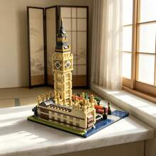 1000+Pcs Large Building Block Set | High Fidelity World Landmarks, Micro-Particle Precision Assembly, Explore World Wonders, London Big Ben Building Block Model, Leaning Tower, Burj Al Arab, Taj Mahal, British Vintage European Architecture Style, European Landmark Building Model, Adult Graduation Gift, Birthday Gift, Christmas Gift, Back To School Gift - Multicolor - View 7