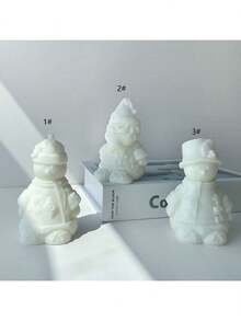 Christmas Snowman DIY Handmade Aromatherapy Plaster Multi-Function Silicone Mold - Snowman - View 1