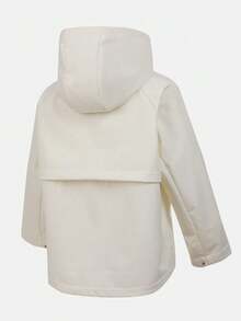 Adidas Women's FAV SHL JKT 1 Woven Hooded Jacket KS2783 - White - View 2