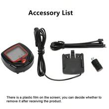 Mountain Bike Speedometer, Bicycle Computer, Bike Speedometer, Speedometer, 15 Functions, Cycling Equipment - 黑色 - 查看 10