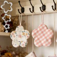 4-Piece Set Of Floral-Shaped Templates, Petal Cutting Guides, Floral Pattern Embroidery Templates, Reusable PET Transparent Applique Patterns Ideal For Home Handmade Crafts, Perfect Holiday Gifts For Crafters & Sewing Enthusiasts - Classic - View 4