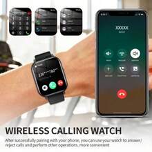 1.83 Inch HD Display Smart Sports Watch, Bluetooth Calling, Multiple Sports Modes, Sedentary Reminder And Other Functions, Suitable As Gift For Friends And Couples, Compatible With Android And IOS - 查看 7