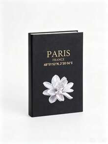 1件/3件組 極簡奢華人造裝飾書套 金色文字城市座標 仿真書飾品 客廳咖啡桌書架家居裝飾禮物 - 多色 - 查看 10